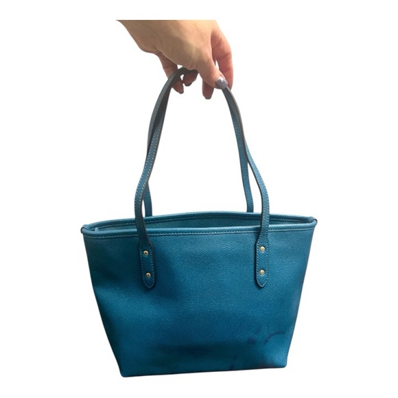 Coach Mini City Zip LEATHER Tote - Picture 2 of 10